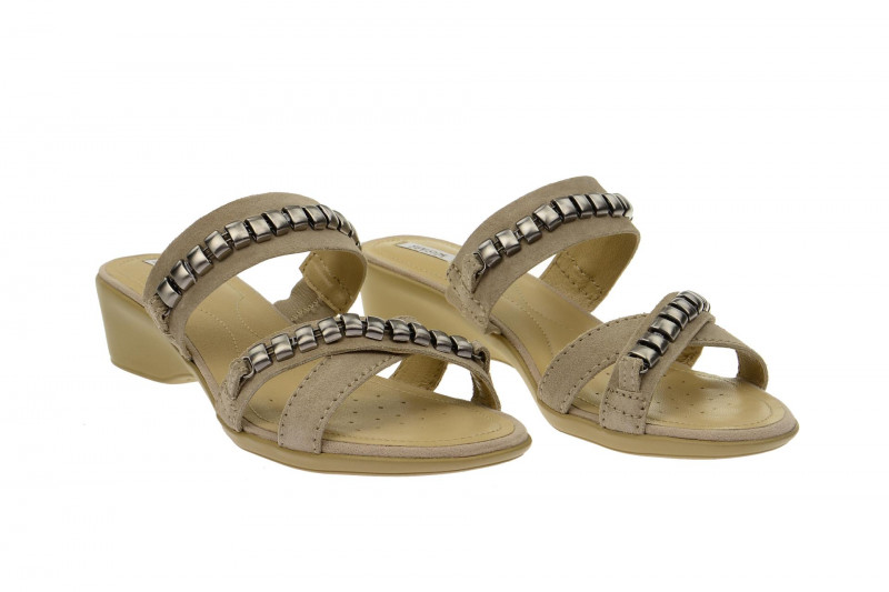 Geox Pantolette NewCoral beige - D52S3B 00022 C6738