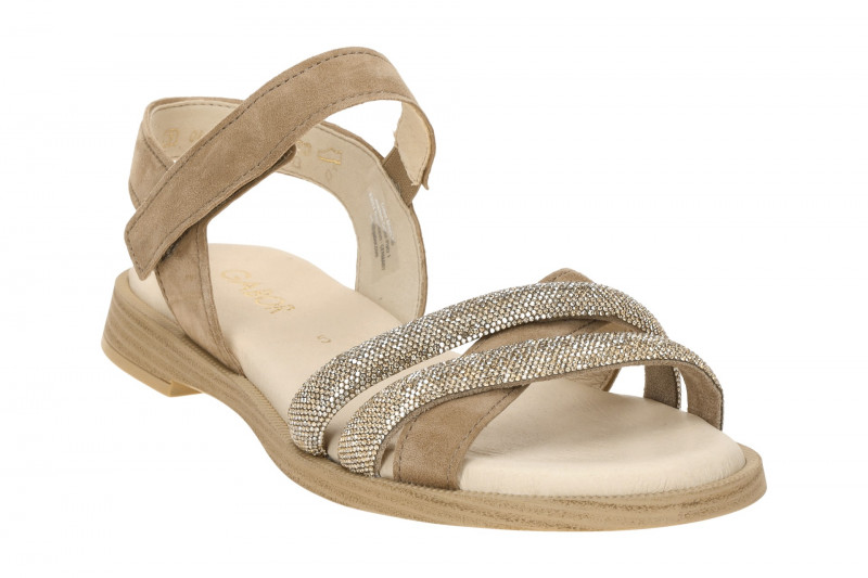 Gabor Fashion Sandale sand beige Strass 85.501.14