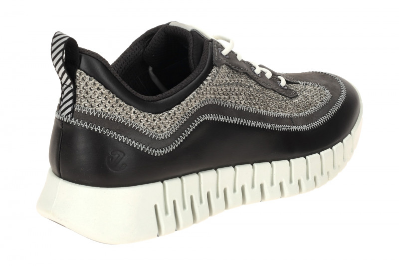 Ecco Gruuv Schuhe schwarz grau Sneakers 525294