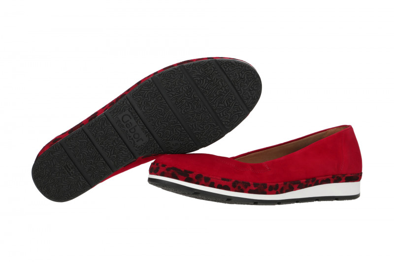 Gabor Ballerina Schuhe rot Luchs 42.400.49