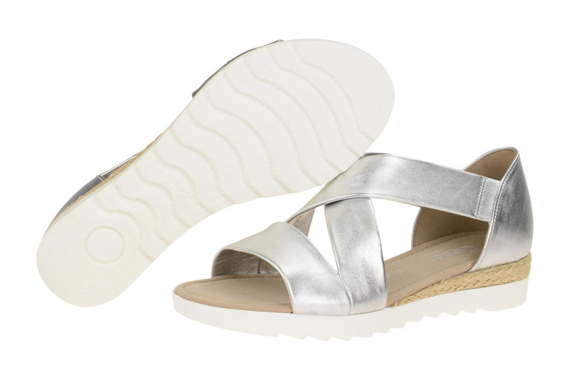 Gabor Sandale silber grau metallic 62.711.10