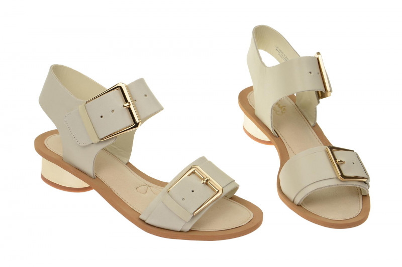 Clarks Sandcastle Art Sandalette weiß