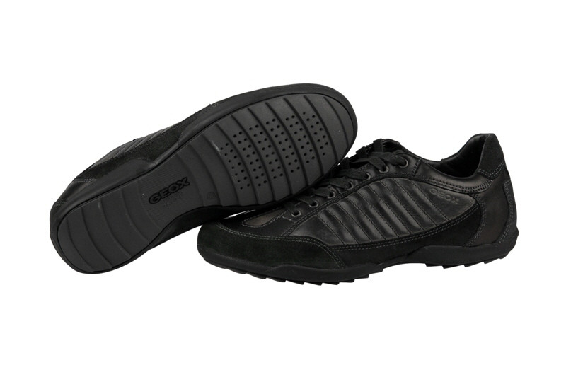 Geox Pietro V Schuhe schwarz grau Sneakers