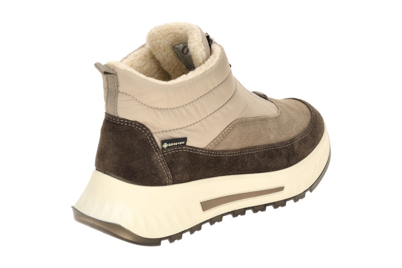 ARA St. Moritz Winter Stiefelette Boots taupe braun GORE-TEX H-Weite