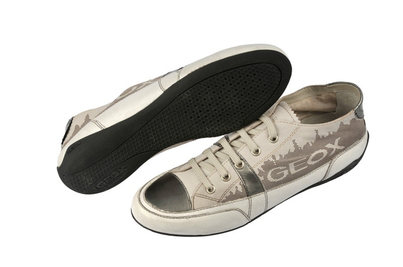 Geox Respira Moena Schuhe weiß grau