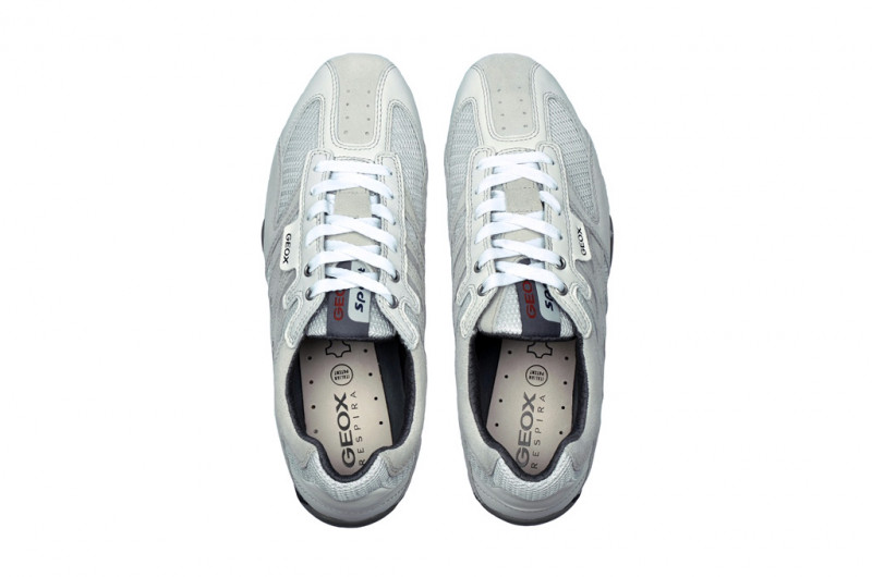 Geox Snake M Schuhe weiß Sneakers U1107M