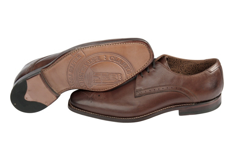 Clarks Schuhe Crafting Shoe in cognac braun Ledersohle