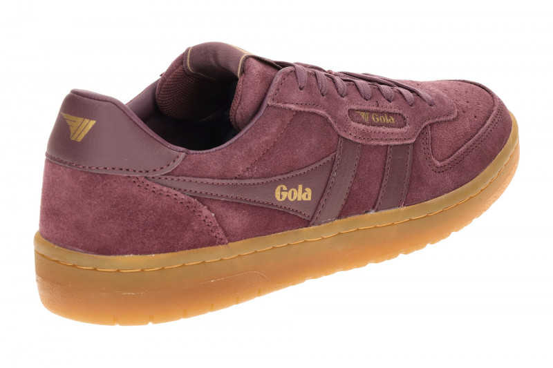 Gola Hawk Suede Schuhe Sneakers rot wine Damen CLB571