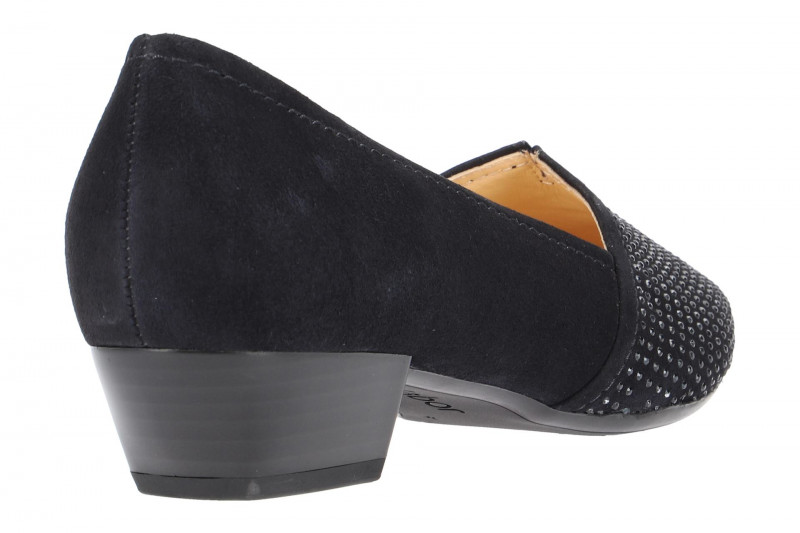 Gabor Pumps blau pazifik Samt 25.134.16