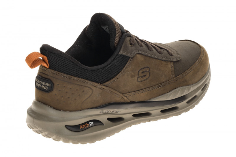 Skechers Arch Fit Herren Sneakers Schuhe braun GLIDE STEP 210981