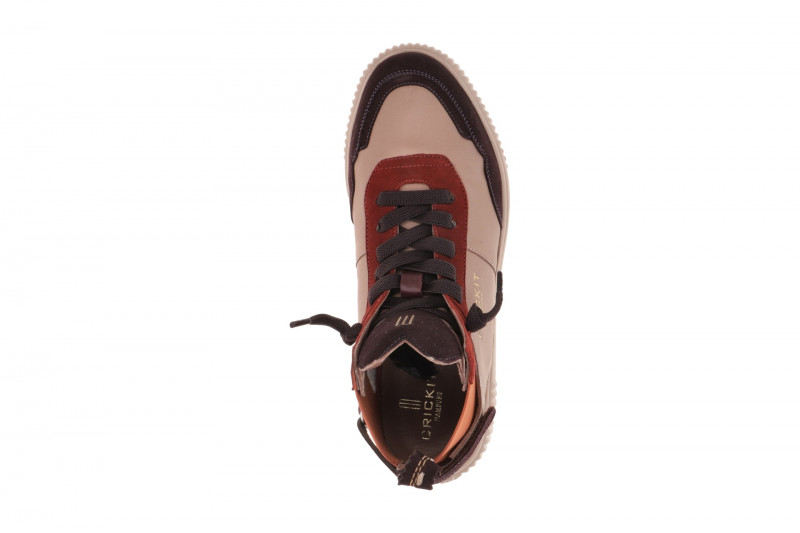 CRICKIT Rebeka Stretch Mid Sneaker taupe braun bunt