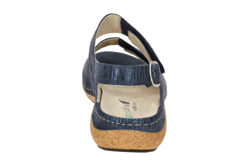 Waldläufer Heliett Sandale blau jeans K-Weite 681003