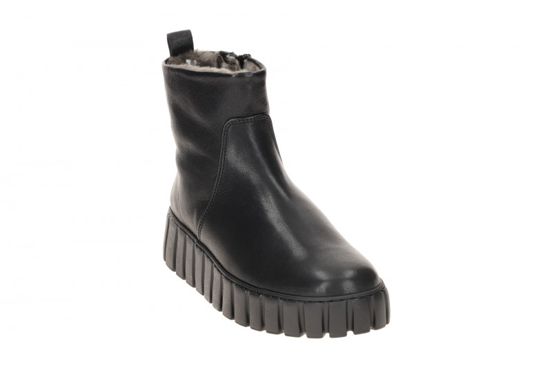 Gabor Plateau Winter Stiefelette schwarz Lammfell 76.780.91