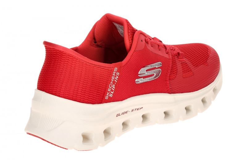 Skechers Glide Step Schuhe rot Damen SLIP INS 150420