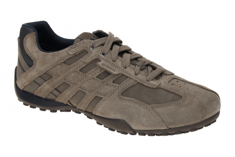 Geox Snake Schuhe Sneakers grau dove-grey U4507A