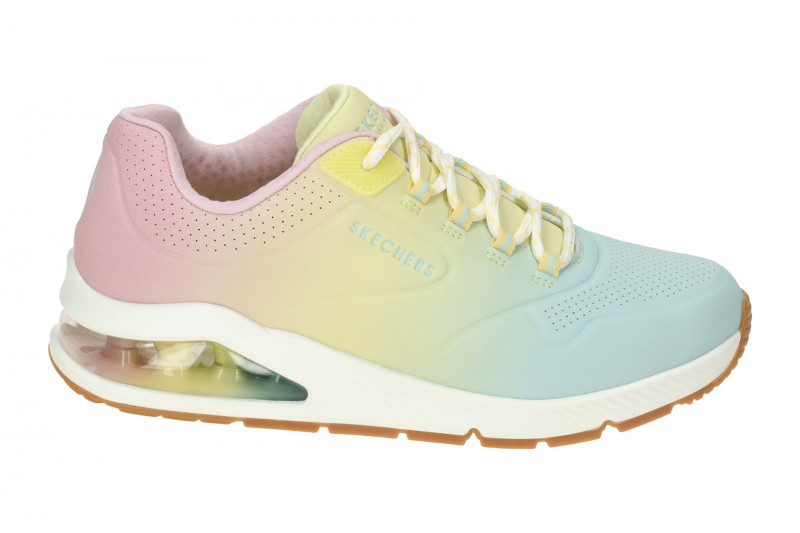 Skechers Uno Schuhe bunt Farbverlauf 155628