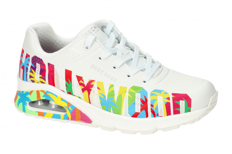 Skechers Uno Schuhe weiß bunt Hollywood 177995