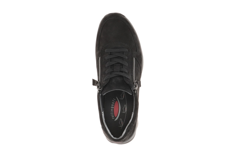 Gabor RollingSoft Schuhe schwarz Nubuck 0100.01.001