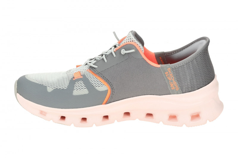 Skechers Glide Step Schuhe grau Damen SLIP INS 150420