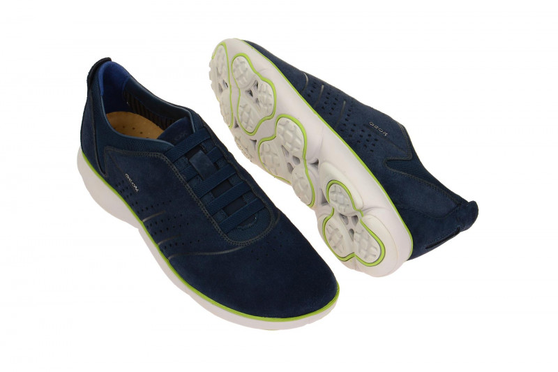 Geox Nebula Schuhe blau grün Sohle weiß