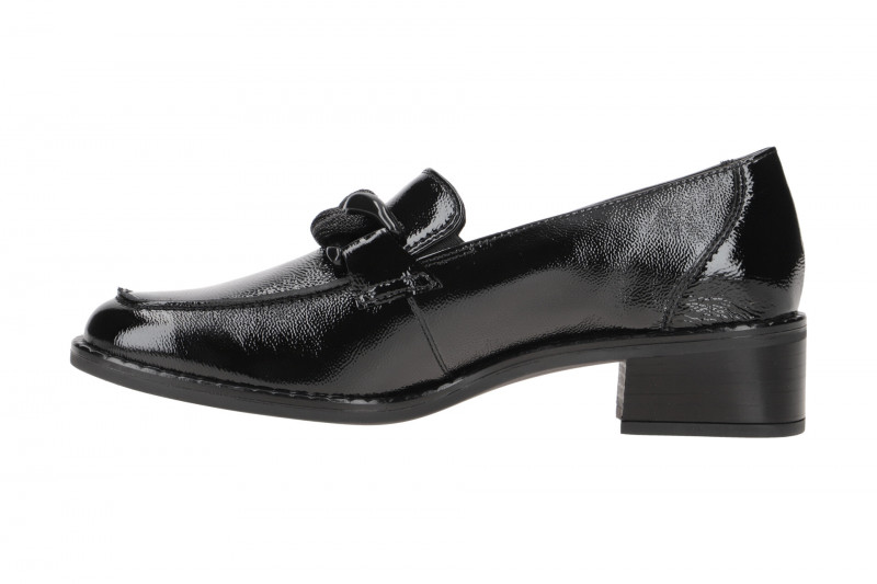 Paul Green Schuhe Slipper schwarz Lack 1048