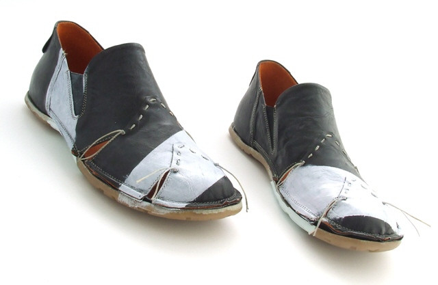 Eject Sony3 E-11091 Schuhe schwarz weiß