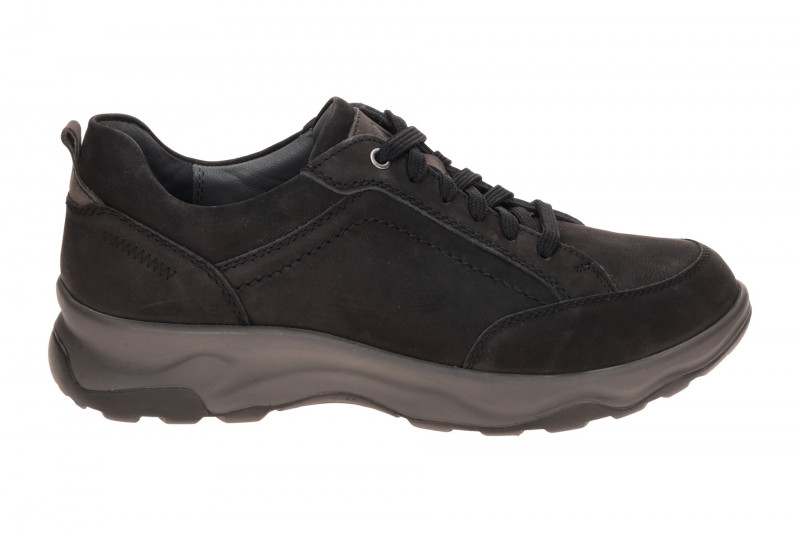 Waldläufer Max Schuhe schwarz Nubuck H-Weite