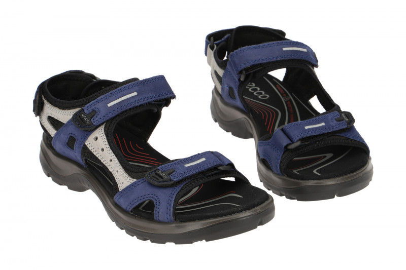 Ecco Offroad Damen Sandale blau grau