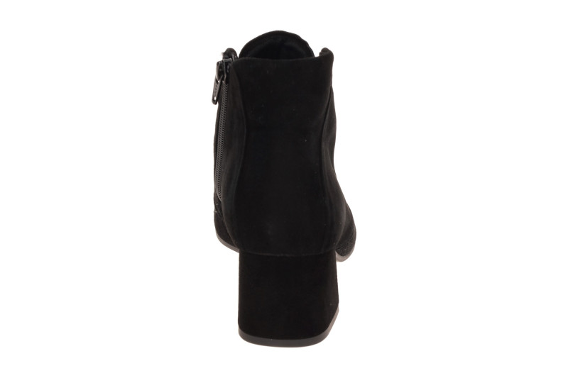 Gabor Stiefelette Ankle Boots schwarz Samt H-Weite 8063.02.001