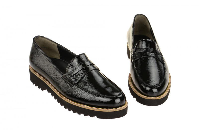 Paul Green Schuhe schwarz Lack 1011