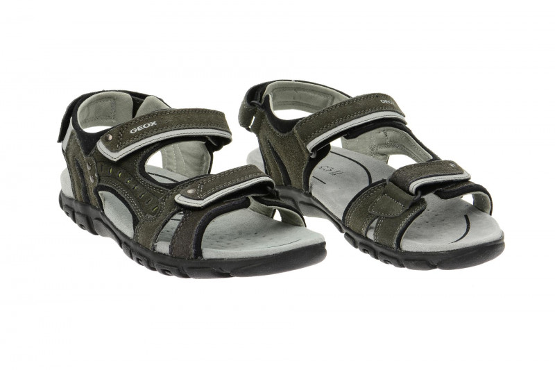 Geox Sandal Strada mud grau U5224A 02210 C6524