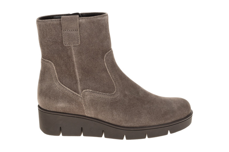 Gabor Keil Stiefel grau taupe Velour 8005.01.002