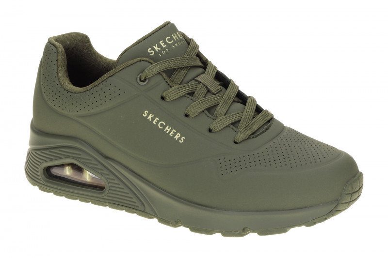 Skechers Uno Schuhe grün olive Damen Sneakers 73690