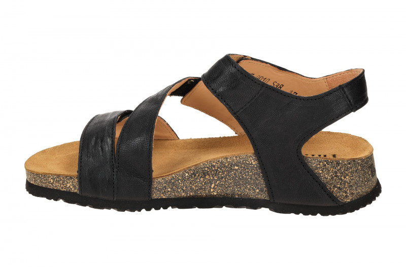 Think Koak Sandale schwarz Klett 347