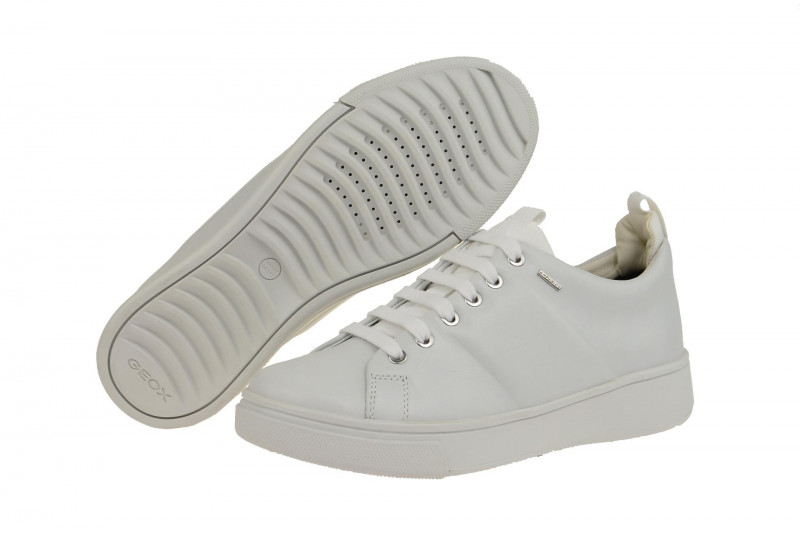 Geox Mayrah ABX Damen Schnür- Schuhe weiß Amphibiox