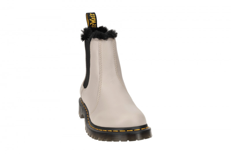 Dr Martens Leonore Stiefelette Chelsea-Boot grau Warmfutter 2976