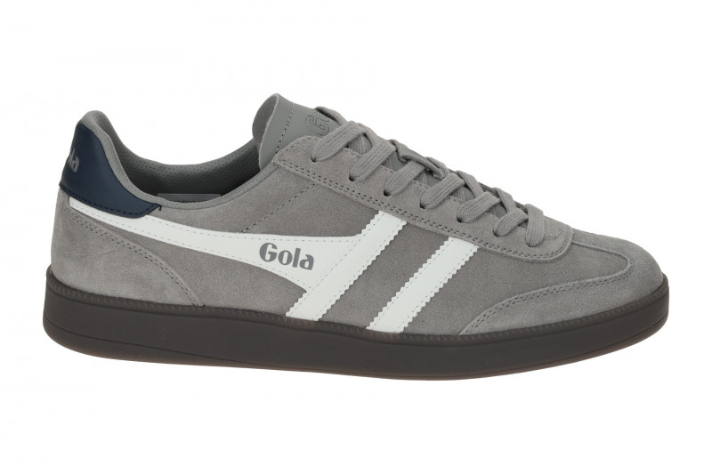 Gola Viper Schuhe Sneakers grau cement Herren Velour CMB735