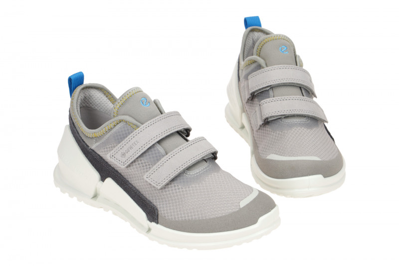 Ecco Biom Kinderschuhe grau Klett GORE-TEX 711732