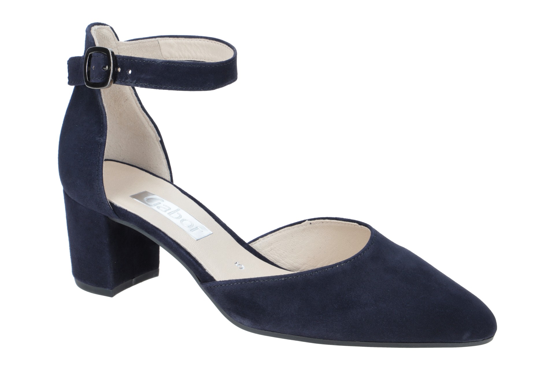 Pumps Mit Riemchen Blau