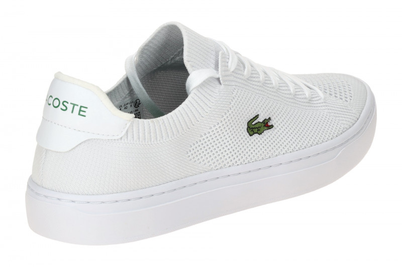 Lacoste La Piquee Schuhe weiß Stoff Sneaker 0004