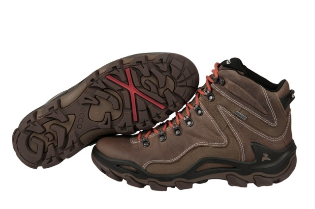 Ecco Terra VG in braun Yak-Leder Boots Gore-Tex