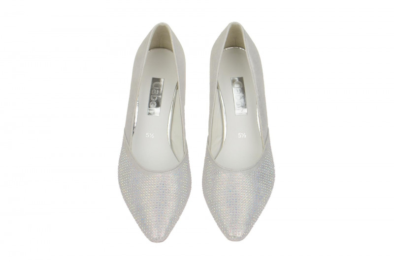 Gabor Pumps ice grau metallic 65.150.61