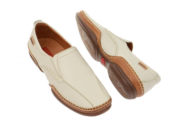Pikolinos Slipper Puerto Rico weiß braun 03A-3020