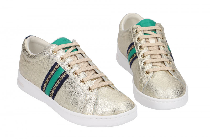 Geox Jaysen Schuhe gold grün Damen Sport