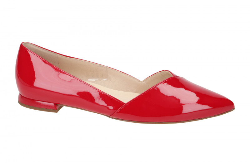 Högl Boulevard Ballerina Schuhe rot Lack 0004