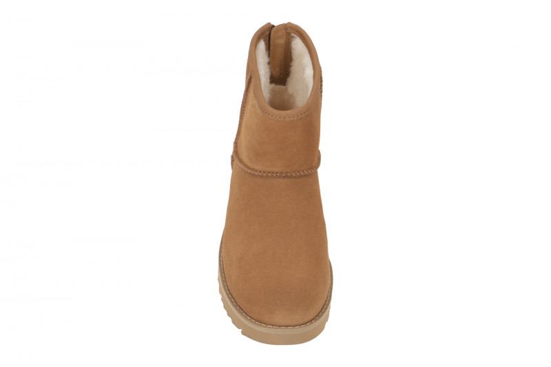UGG Boots Classic Mini Logo Zip Stiefelette braun 1122671