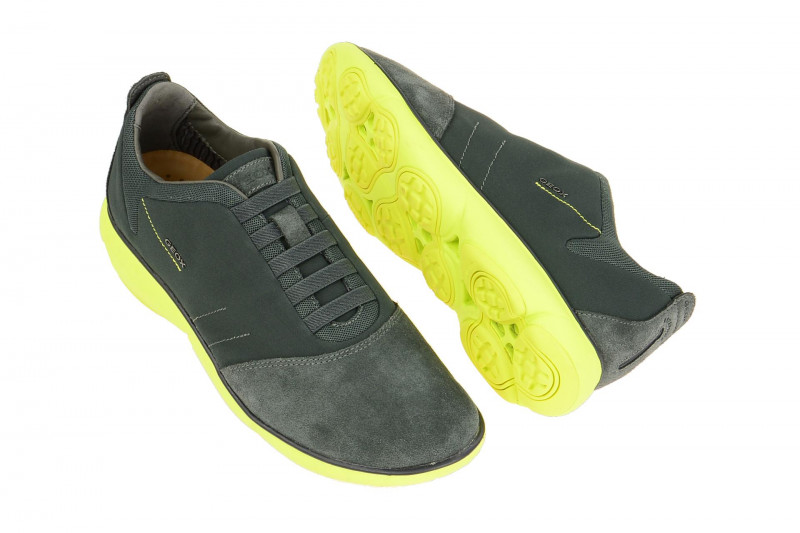 Geox Nebula Schuhe grau Sohle gelb