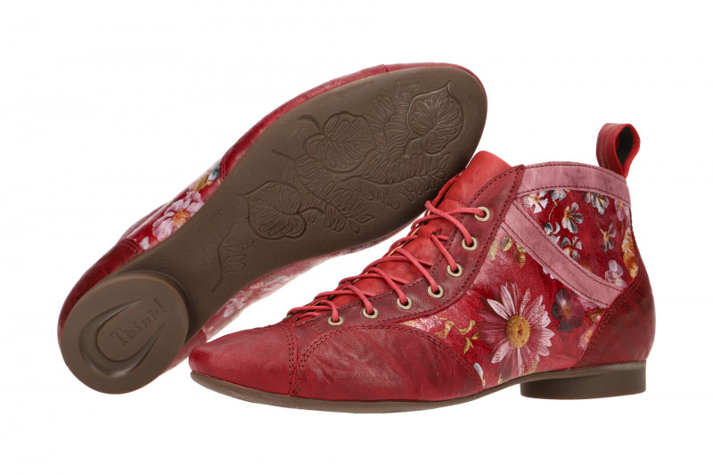 Think Guad Stiefelette rot rosso 5-85288-72