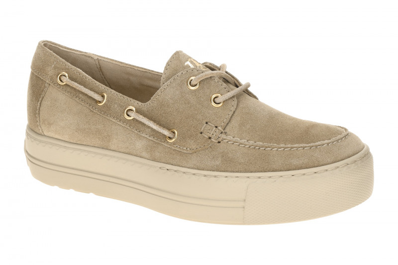 Paul Green Plateau Schuhe beige Boot Stil 1197