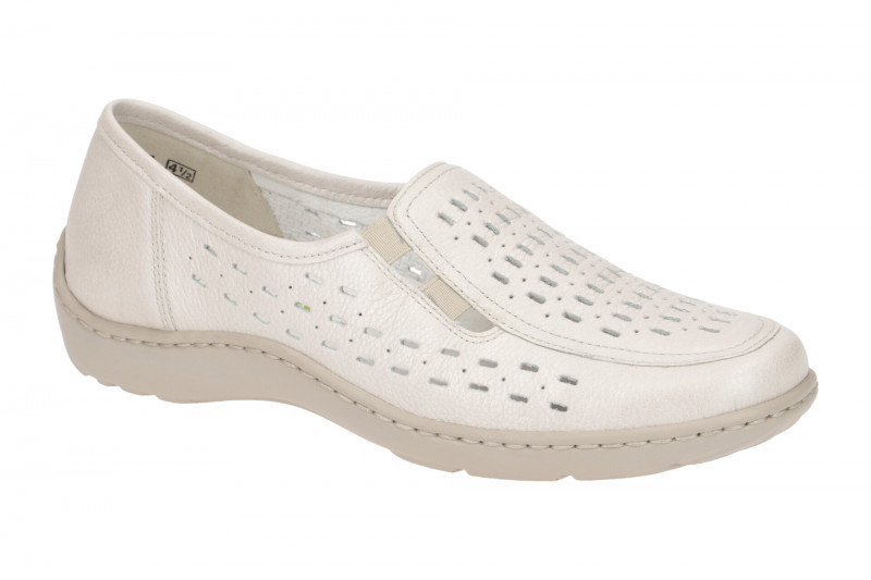 Waldläufer Henni Slipper Damen grau perl 496501